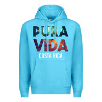 Ocean Blue costa rica pura vida toucan tropical surf beach vibes tank top Premium Hoodie - linhVisuals