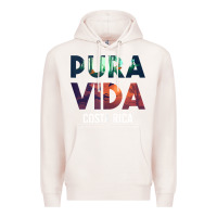 Pale Pink costa rica pura vida toucan tropical surf beach vibes tank top Premium Hoodie - linhVisuals