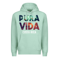 Seafoam costa rica pura vida toucan tropical surf beach vibes tank top Premium Hoodie - linhVisuals
