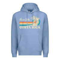 Colony Blue costa rica retro beach vacation costa rica souvenir beach t shirt Premium Hoodie - linhVisuals
