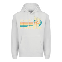 Dove Grey costa rica retro beach vacation costa rica souvenir beach t shirt Premium Hoodie - linhVisuals