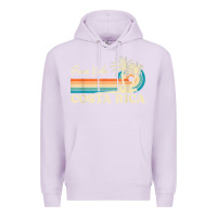 Lilac costa rica retro beach vacation costa rica souvenir beach t shirt Premium Hoodie - linhVisuals