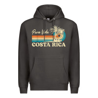 Smoke costa rica retro beach vacation costa rica souvenir beach t shirt Premium Hoodie - linhVisuals