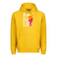 Lemon ballet dancer keep head high toes pointed ballerina teacher Premium Hoodie - linhVisuals