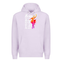 Lilac ballet dancer keep head high toes pointed ballerina teacher Premium Hoodie - linhVisuals
