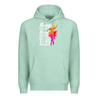 Seafoam ballet dancer keep head high toes pointed ballerina teacher Premium Hoodie - linhVisuals