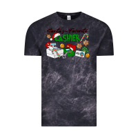 Cloud Black Santa's Favorite Cashier Vintage Tee - LillyAllenDesigns