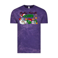 Cloud Purple Santa's Favorite Cashier Vintage Tee - LillyAllenDesigns