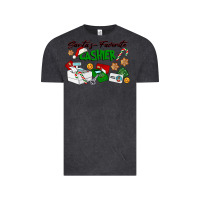 Vintage Black Santa's Favorite Cashier Vintage Tee - LillyAllenDesigns