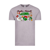 Vintage Zinc Santa's Favorite Cashier Vintage Tee - LillyAllenDesigns