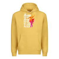 Antique Gold ballet dancer keep head high toes pointed ballerina teacher Premium Hoodie - linhVisuals