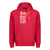 Cardinal ballet dancer keep head high toes pointed ballerina teacher Premium Hoodie - linhVisuals