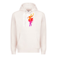 Pale Pink ballet dancer keep head high toes pointed ballerina teacher Premium Hoodie - linhVisuals