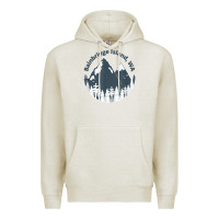 Oatmeal Heather bainbridge island wa mountains hiking climbing camping Premium Hoodie - linhVisuals