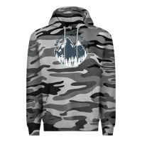 Slate Camo bainbridge island wa mountains hiking climbing camping Premium Hoodie - linhVisuals