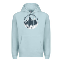 Blue Mist bainbridge island wa mountains hiking climbing camping Premium Hoodie - linhVisuals