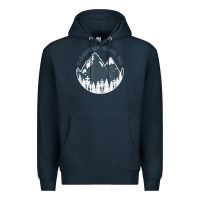 Navy bainbridge island wa mountains hiking climbing camping Premium Hoodie - linhVisuals