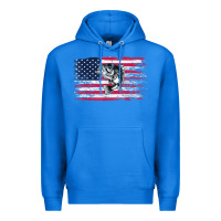 True Royal bass fishing distressed american flag essential Premium Hoodie - linhVisuals