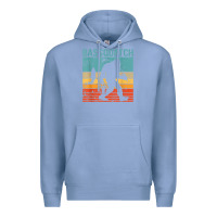 Colony Blue bassquatch! funny bigfoot fishing outdoor retro Premium Hoodie - linhVisuals