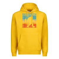 Lemon bassquatch! funny bigfoot fishing outdoor retro Premium Hoodie - linhVisuals