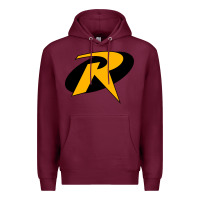Burgundy Robin Premium Hoodie - linhVisuals