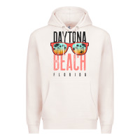 Pale Pink daytona beach shirt florida summer vacation surfing daytona sweatshirt Premium Hoodie - linhVisuals
