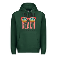 Sports Green daytona beach shirt florida summer vacation surfing daytona sweatshirt Premium Hoodie - linhVisuals