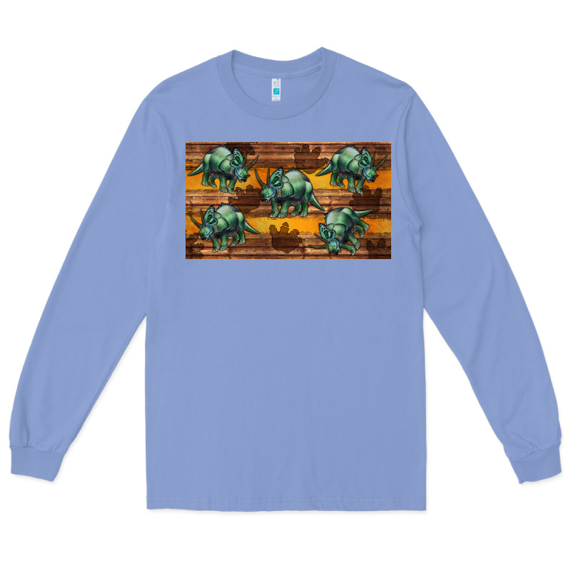 Dinosaur Triceratops Sippy Cup Long Sleeve Tee by Artiststas | Teevron