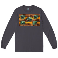 Smoke dinosaur triceratops sippy cup Long Sleeve Tee - Artiststas