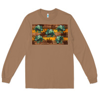 Toasted Coconut dinosaur triceratops sippy cup Long Sleeve Tee - Artiststas