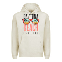 Oatmeal Heather daytona beach shirt florida summer vacation surfing daytona sweatshirt Premium Hoodie - linhVisuals