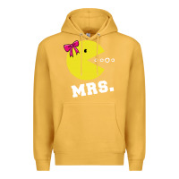 Mustard Mrs Pacman Premium Hoodie - linhVisuals