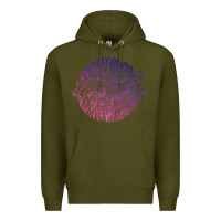 Army Green dirty heads Premium Hoodie - linhVisuals