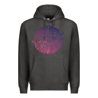 Charcoal Heather dirty heads Premium Hoodie - linhVisuals