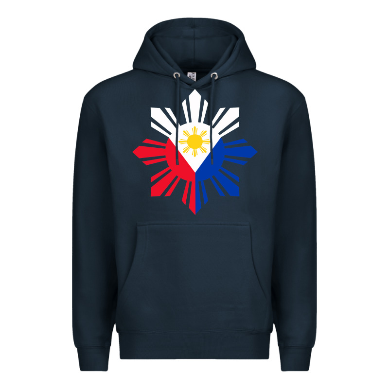 Philippine Flag Hoodie Pinoy Flag Filipino Shirt Pinoy Sun Premium Hoodie by linhVisuals | Teevron