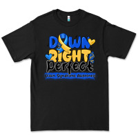 Black down right perfect down syndrome awareness Premium Tee - CowhideDigitalArt