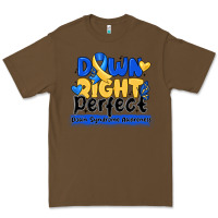 Cacao down right perfect down syndrome awareness Premium Tee - CowhideDigitalArt