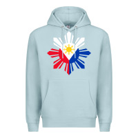 Blue Mist philippine flag hoodie pinoy flag filipino shirt pinoy sun Premium Hoodie - linhVisuals