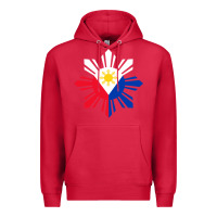 Philippine Flag Hoodie Pinoy Flag Filipino Shirt Pinoy Sun Premium Hoodie | Teevron