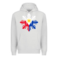 Dove Grey philippine flag hoodie pinoy flag filipino shirt pinoy sun Premium Hoodie - linhVisuals