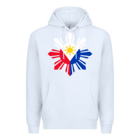 White philippine flag hoodie pinoy flag filipino shirt pinoy sun Premium Hoodie - linhVisuals
