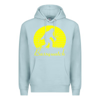 Blue Mist bassquatch bigfoot Premium Hoodie - linhVisuals