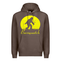 Coffee bassquatch bigfoot Premium Hoodie - linhVisuals