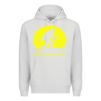 Dove Grey bassquatch bigfoot Premium Hoodie - linhVisuals