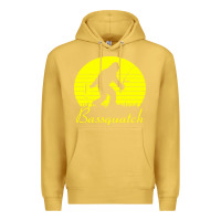 Antique Gold bassquatch bigfoot Premium Hoodie - linhVisuals