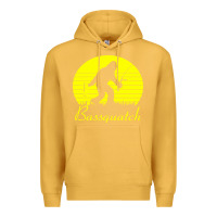 Mustard bassquatch bigfoot Premium Hoodie - linhVisuals