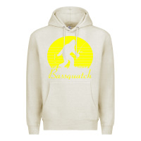 Oatmeal Heather bassquatch bigfoot Premium Hoodie - linhVisuals