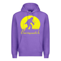 Purple bassquatch bigfoot Premium Hoodie - linhVisuals