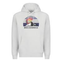 Dove Grey breckenridge colorado x co flag mountain peak raglan baseball tee Premium Hoodie - linhVisuals