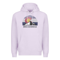 Lilac breckenridge colorado x co flag mountain peak raglan baseball tee Premium Hoodie - linhVisuals